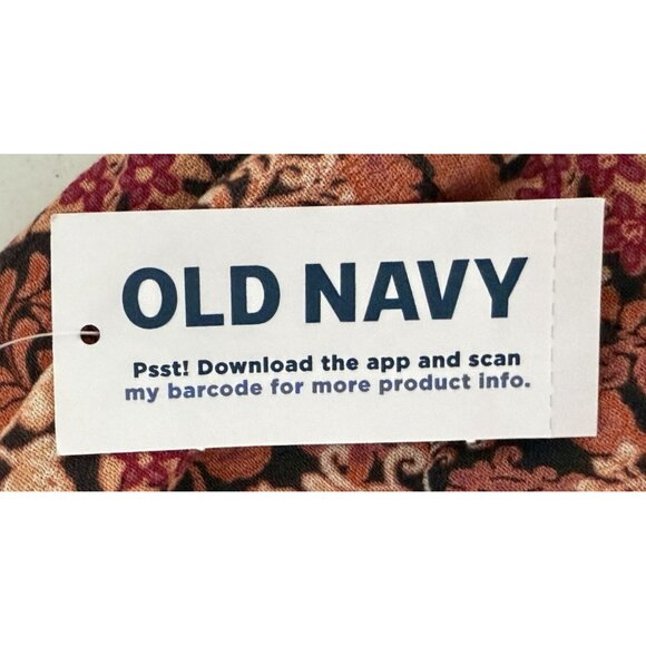 Old Navy XXL Petite Womens Floral Rayon Dress Sleeveless Scoop Neckline PlusSize - Picture 8 of 8